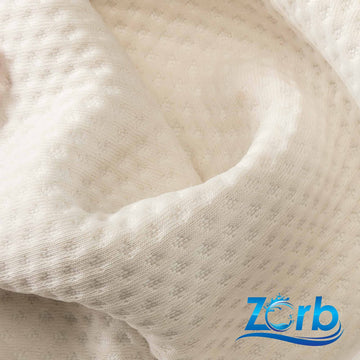 Zorb® Fabric: 3D Bamboo Dimple Heavy Duty Silver (W-496