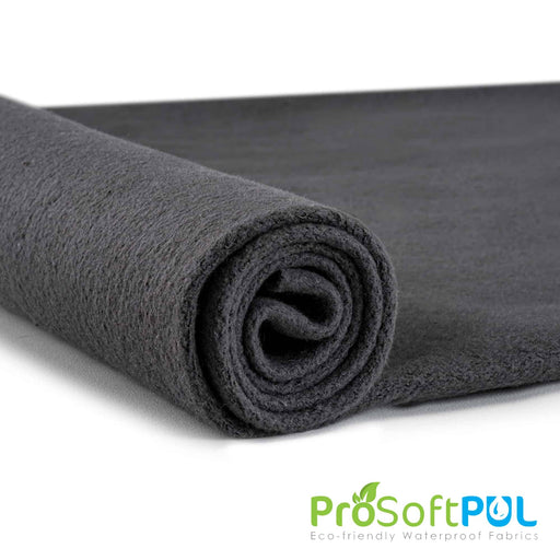ProSoft® Stretch-FIT Organic Cotton Fleece Waterproof Eco-PUL™ Silver Charcoal Used for Baby Clothes