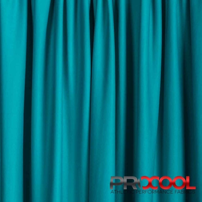 Introducing ProCool FoodSAFE® Medium Weight Xtra Stretch Jersey Fabric (W-346) with HypoAllergenic in Deep Teal/White for exceptional benefits.