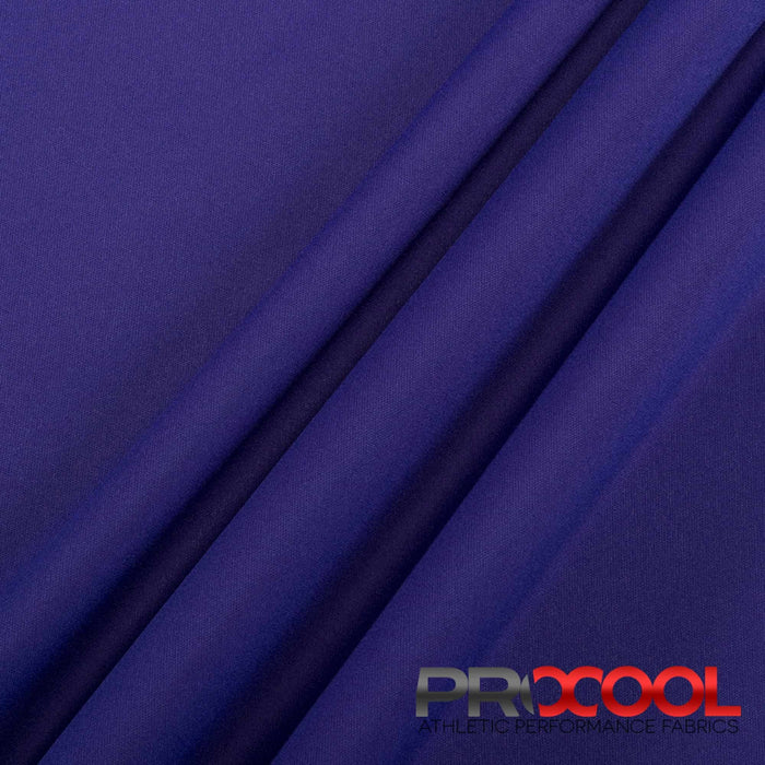 ProCool® Performance Interlock Silver CoolMax Fabric (W-435-Rolls) in Purple, ideal for Diaper Liners. Durable and vibrant for crafting.