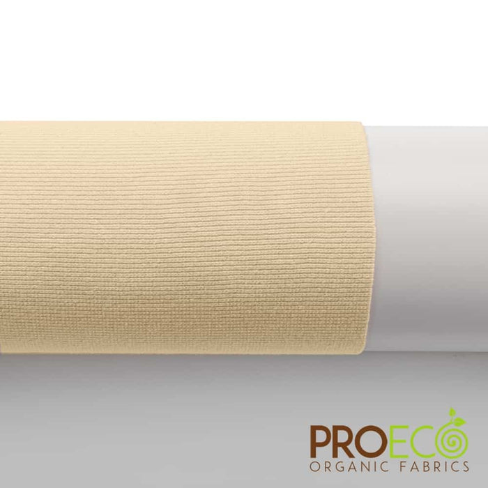 ProECO® Stretch-FIT Heavy Organic Cotton Rib Fabric Winter White Used for Cage liners