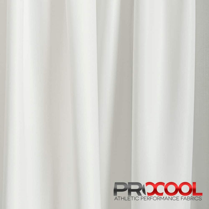 ProCool® REPREVE® Performance Interlock Silver CoolMax Fabric White Used for Bed liners