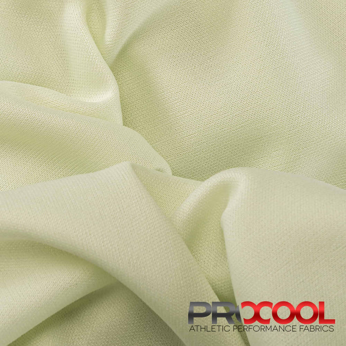 Versatile ProCool® Performance Interlock Silver CoolMax Fabric (W-435-Rolls) in Celery for Handkerchiefs. Beauty meets function in design.