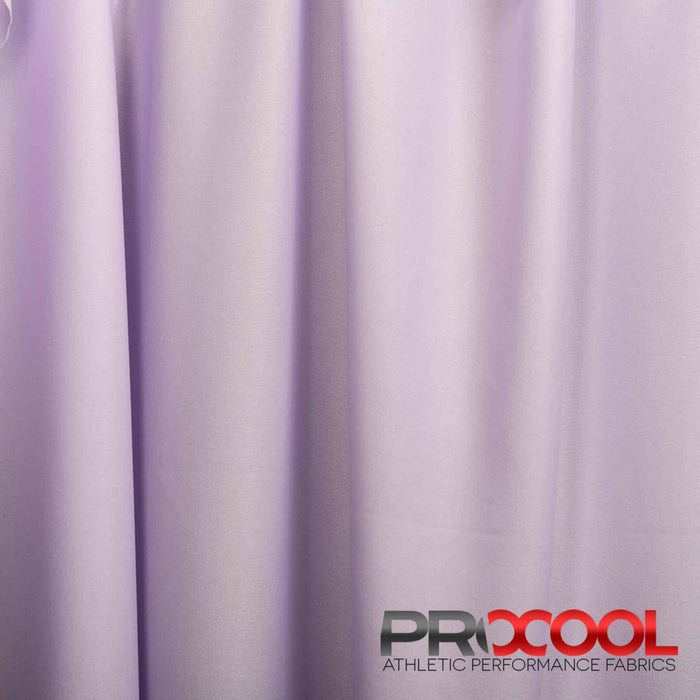 ProCool® Performance Interlock Silver CoolMax Fabric (W-435-Rolls) in Light Lavender with HypoAllergenic. Perfect for high-performance applications. 