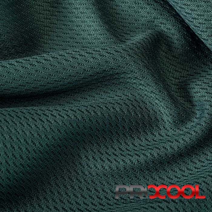 Meet our ProCool® Dri-QWick™ Jersey Mesh Silver CoolMax Fabric (W-433), crafted with top-quality Child Safe in Deep Green for lasting comfort.