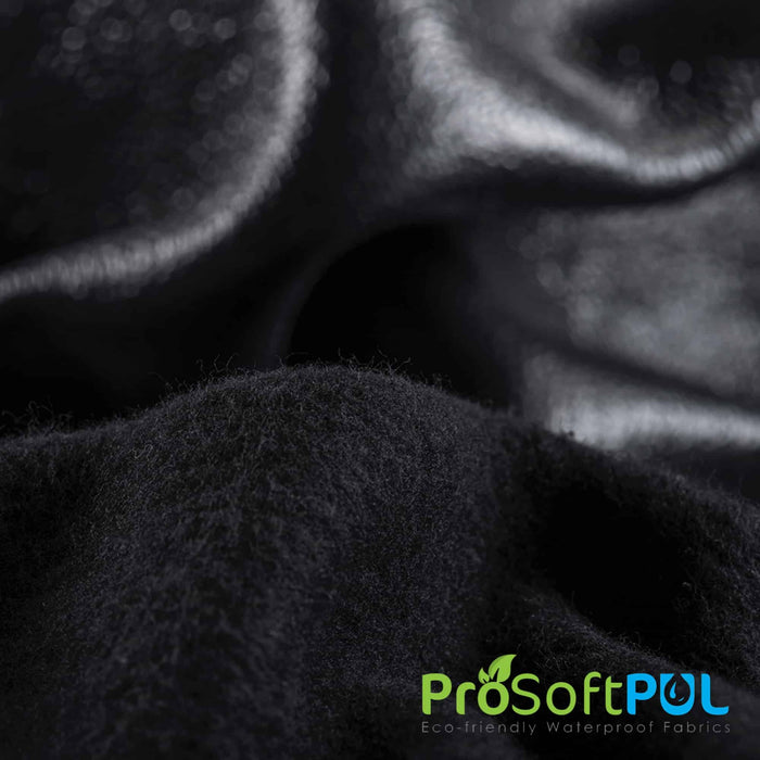 ProSoft® Stretch-FIT Organic Cotton Fleece Waterproof Eco-PUL™ Silver Black Used for Pet beds