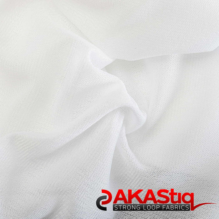 AKAStiq® EZ Peel Loop Fabric (W-467) with Latex Free in White. Durability meets design.