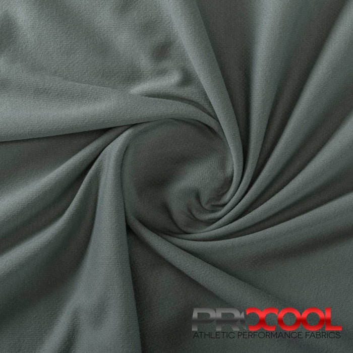 ProCool® TransWICK™ Supima Cotton Sports Jersey Silver CoolMax Fabric Crisp Sage Used for Jackets