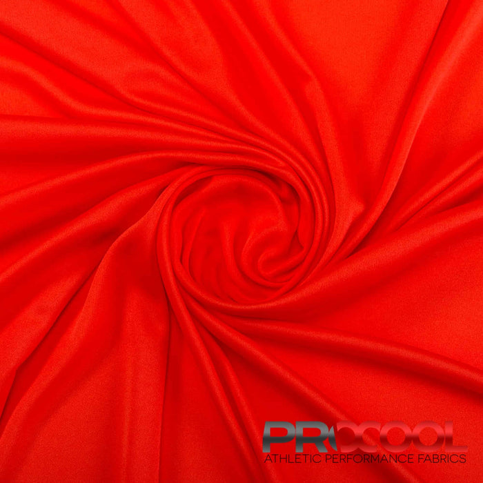 Meet our ProCool® Performance Interlock Silver CoolMax Fabric (W-435-Yards), crafted with top-quality Latex Free in Wild Tomato for lasting comfort.
