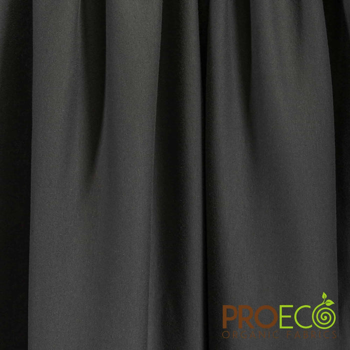 ProECO® Organic Cotton Interlock Fabric Charcoal Used for Period panties