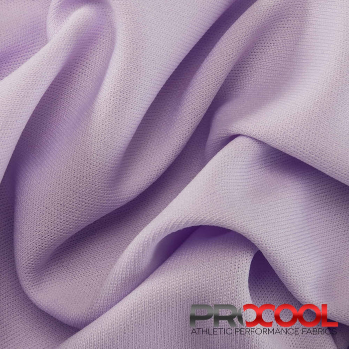 Experience the BPA Free with ProCool FoodSAFE® Lightweight Lining Interlock Fabric (W-341) in Light Lavender. Performance-oriented.