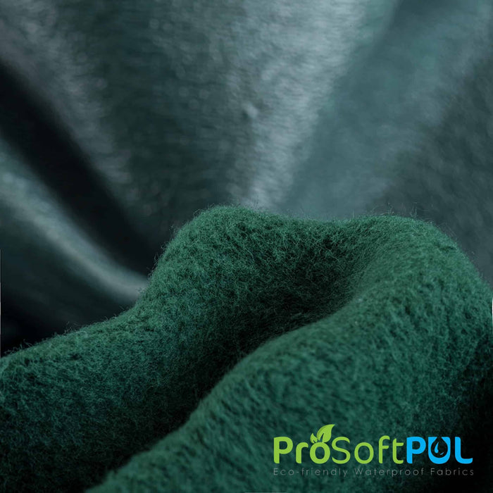 ProSoft® Stretch-FIT Organic Cotton Fleece Waterproof Eco-PUL™ Silver Evergreen Used for Bed sheets
