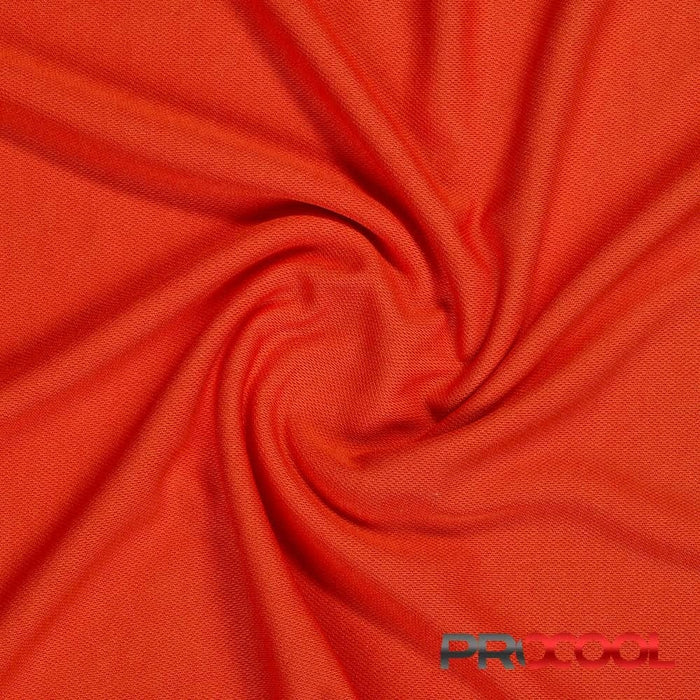ProCool® Performance Pique Mesh CoolMax Fabric Red Used for Bikewears