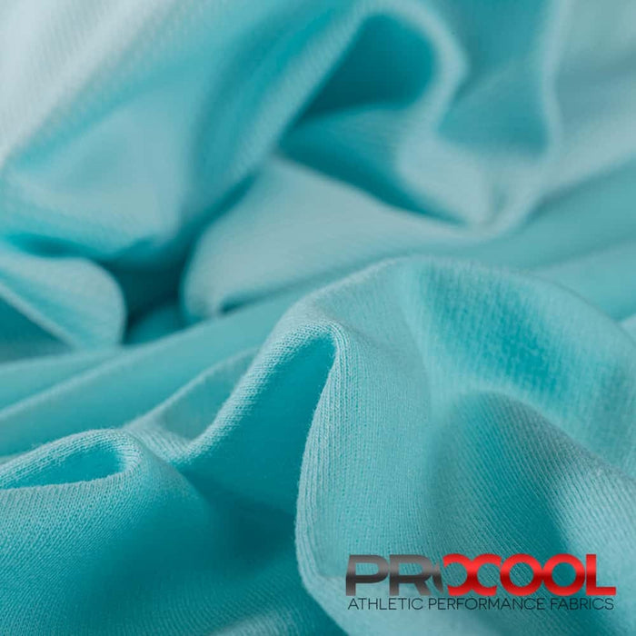 ProCool FoodSAFE® Light-Medium Weight Supima Cotton Fabric (W-345) with Dri-Quick in Seaspray. Durability meets design.
