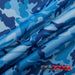 Discover the ProCool® Performance Interlock Silver Print CoolMax Fabric (W-624) Perfect for Circus Tricks. Available in Blue Hunter Camo. Enrich your experience