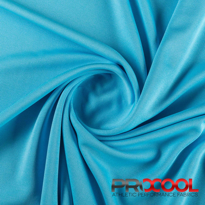 Experience the HypoAllergenic with ProCool FoodSAFE® Medium Weight Pique Mesh CoolMax Fabric (W-336) in Medical Blue. Performance-oriented.