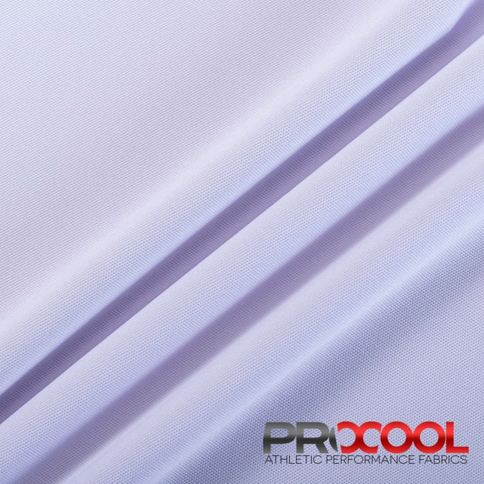Versatile ProCool® Dri-QWick™ Sports Pique Mesh CoolMax Fabric (W-514) in Arctic White for Short Liners. Beauty meets function in design.