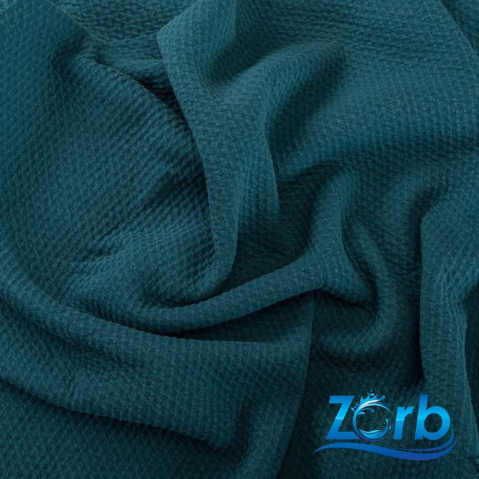 Zorb® Fabric: 3D Organic Cotton Dimple (W-231) Blue Lagoon