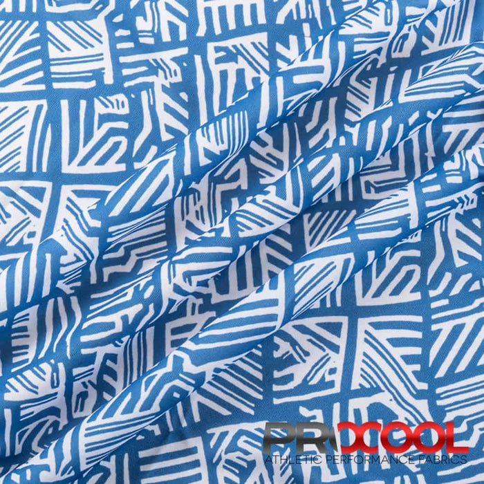 Craft exquisite pieces with ProCool® Performance Interlock Print CoolMax Fabric (W-513) in Sevilla. Specially designed for Short Liners. 
