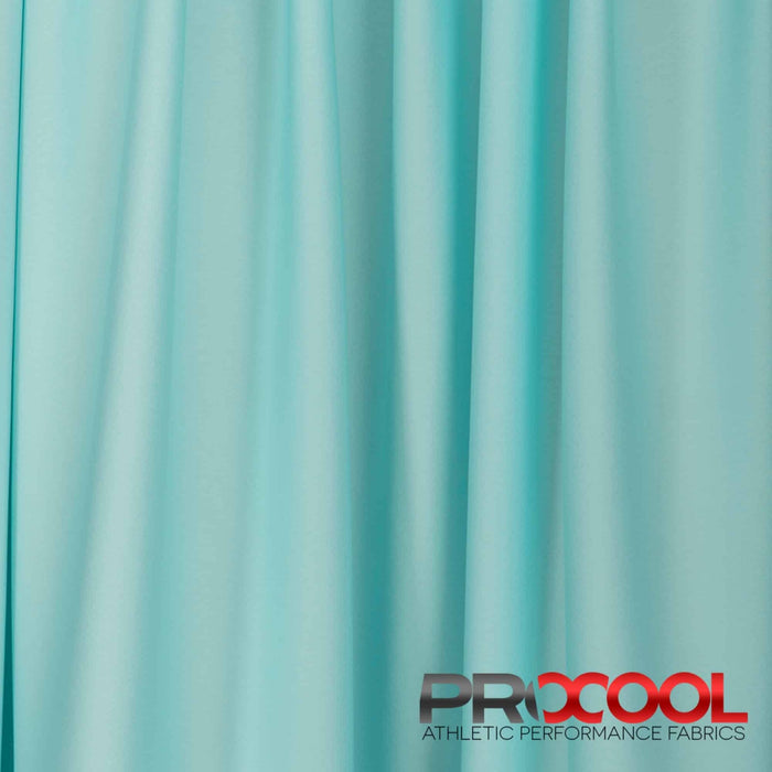 Luxurious ProCool FoodSAFE® Lightweight Lining Interlock Fabric (W-341) in Seaspray, designed for Cuffs. Elevate your craft.