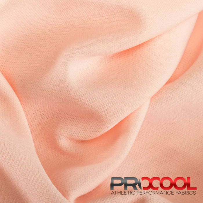 ProCool® Performance Interlock CoolMax Fabric (W-440-Rolls) in Millennial Pink with Vegan. Perfect for high-performance applications. 