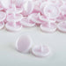 KAM Size 20 Snaps -100 piece Caps Pearl Pink Used For Cloth Daipers