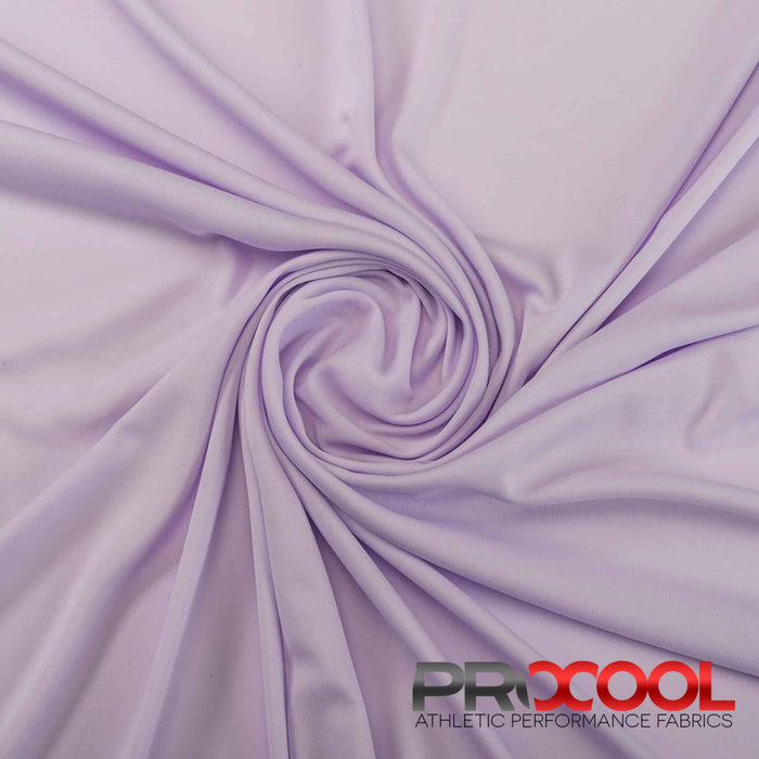 Meet our ProCool® Performance Interlock Silver CoolMax Fabric (W-435-Rolls), crafted with top-quality Breathable in Light Lavender for lasting comfort.