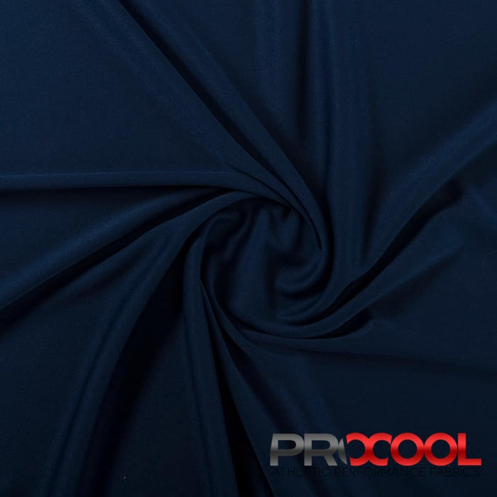 Introducing ProCool® Performance Interlock Silver CoolMax Fabric (W-435-Rolls) with Child Safe in Sports Navy for exceptional benefits.