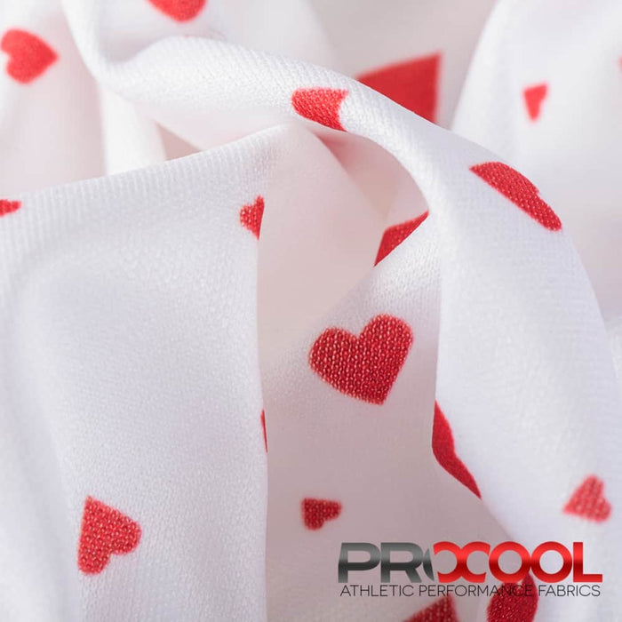Stay dry and confident in our ProCool® Performance Interlock Print CoolMax Fabric (W-513) with Child Safe in Sweetheart