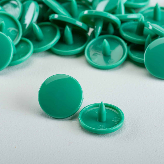 KAM Size 20 Snaps -100 piece Caps Emerald Used For Cloth Daipers