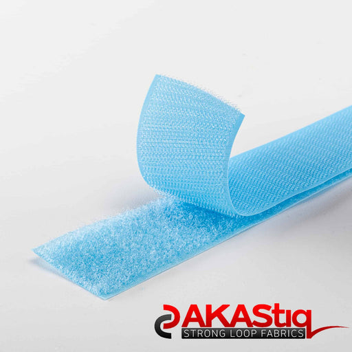 AKAStiq® Hook & Loop Tapes Baby Blue used for Cloth Diapers
