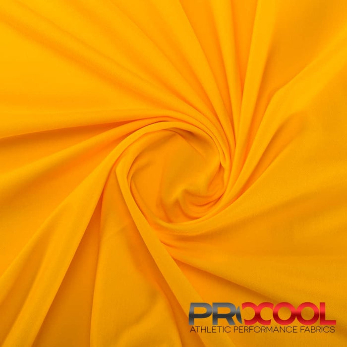 ProCool® TransWICK™ X-FIT Sports Jersey CoolMax Fabric Sun Gold/White Used for Zip Pouches