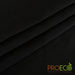 ProECO® Stretch-FIT Organic Cotton Fleece Fabric Black Used for Bed sheets