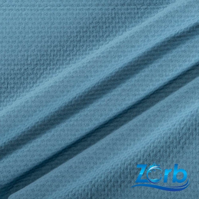 Zorb® 3D Organic Cotton Dimple Silver Fabric (W-230)-Wazoodle Fabrics-Wazoodle Fabrics