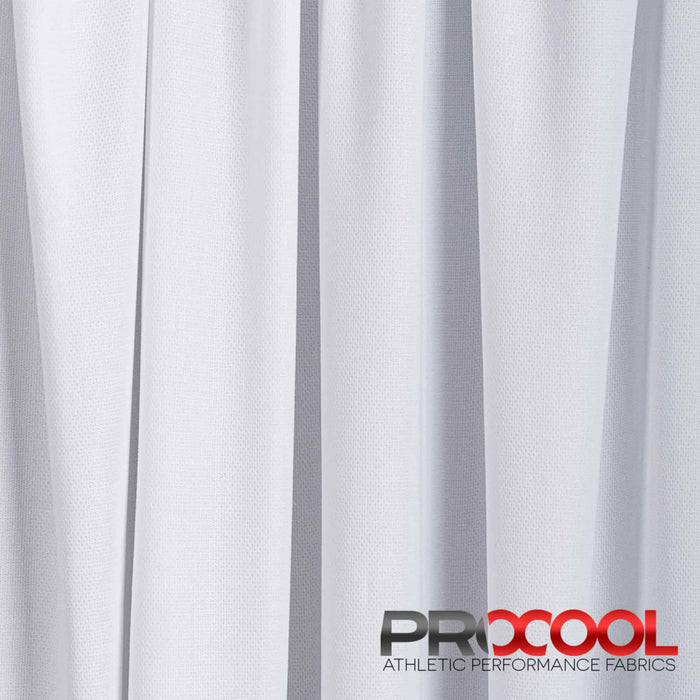 ProCool® TransWICK™ Sports Jersey LITE Silver Fabric White Used for Cloth Diapers