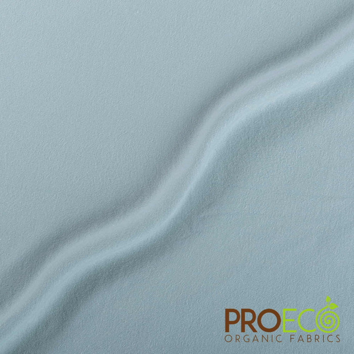 ProECO® Organic Cotton Interlock Silver Fabric (W-559)-Wazoodle Fabrics-Wazoodle Fabrics