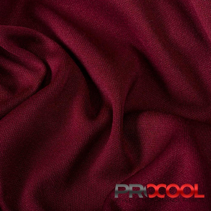 Discover the ProCool® Performance Interlock Silver CoolMax Fabric (W-435-Yards) Perfect for Circus Tricks. Available in Burgundy. Enrich your experience