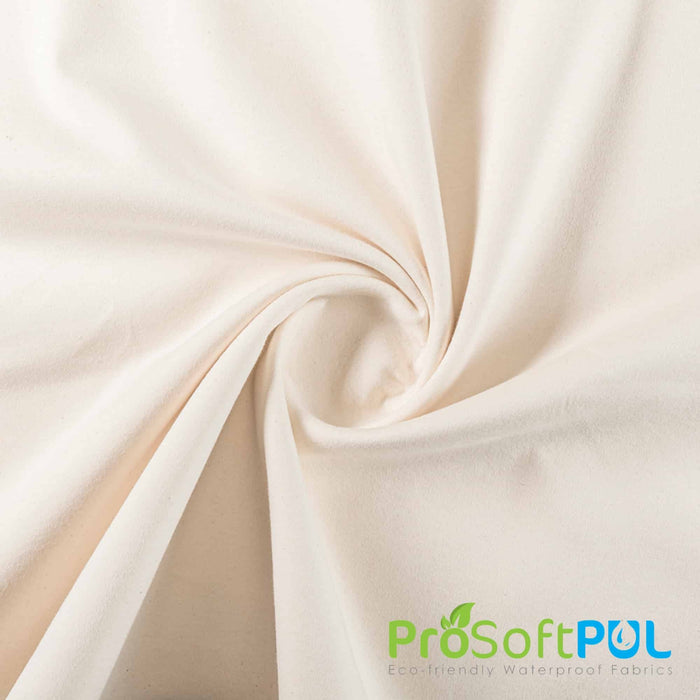 ProSoft® 100% Organic Cotton Waterproof CORE ECO-PUL™ Silver Fabric (W-641)-Wazoodle Fabrics-Wazoodle Fabrics