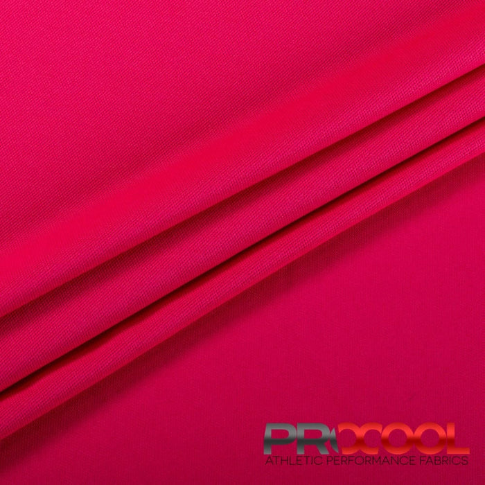 ProCool FoodSAFE® Medium Weight Pique Mesh CoolMax Fabric (W-336) in Magenta is designed for Latex Free. Advanced fabric for superior results.