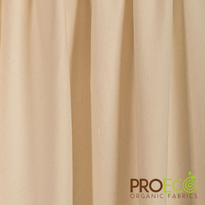 ProECO® Organic Cotton Fleece Fabric Natural Used for Pajamas