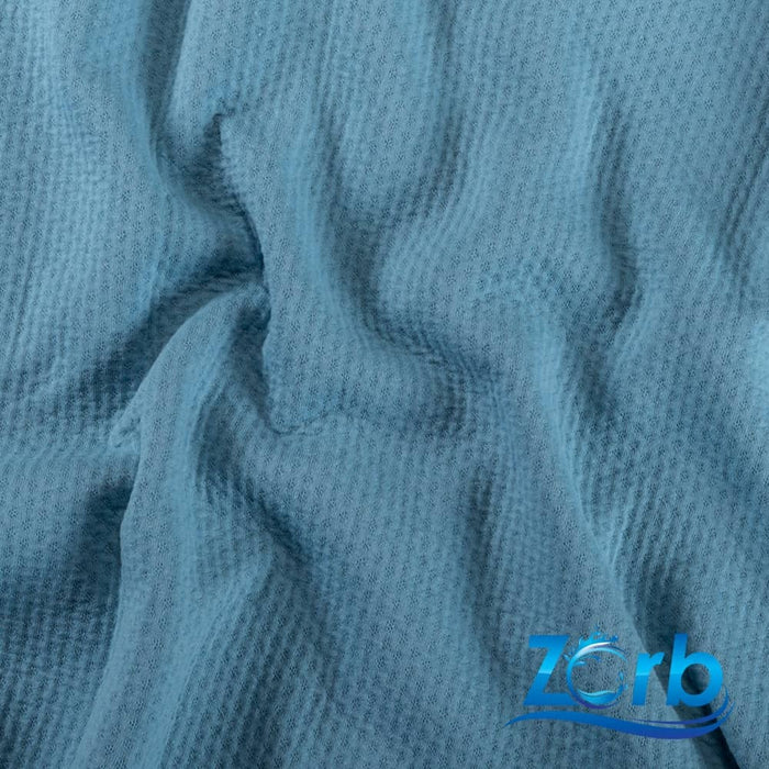 Zorb® Fabric: 4D Organic Cotton Dimple Waterproof Soaker Silver (W