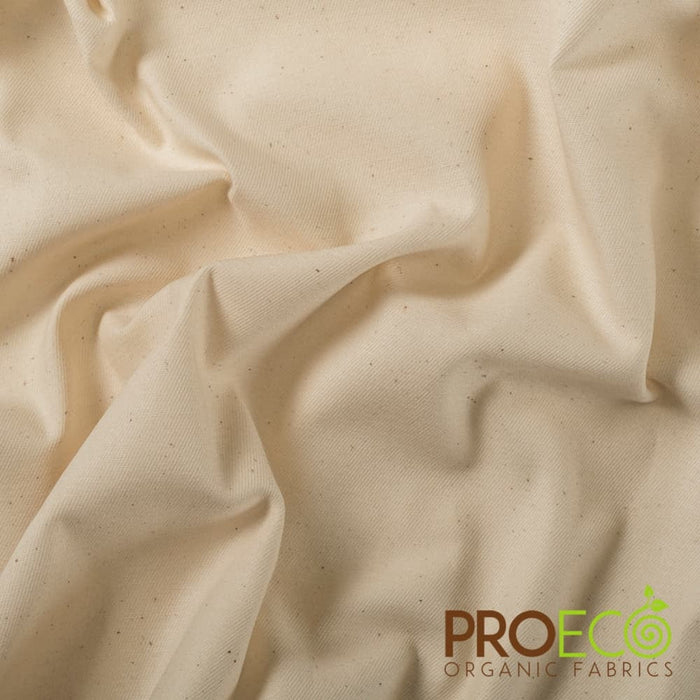 ProECO® Organic Cotton Twill Fabric Natural Used for Ice packs