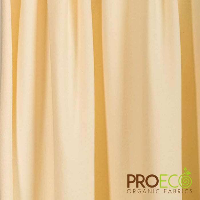 ProECO® Stretch-FIT Heavy Organic Cotton French Terry Fabric Natural Used for Unpaper Towels