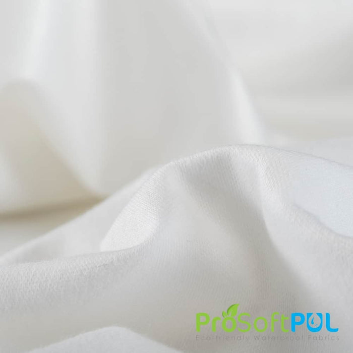 ProSoft FoodSAFE® Organic Cotton Interlock Waterproof PUL Fabric White Used for Mop pads