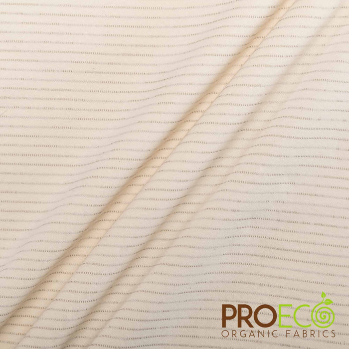 ProECO® Organic Cotton Interlock SmartSilver® Fabric Natural Used for Aprons