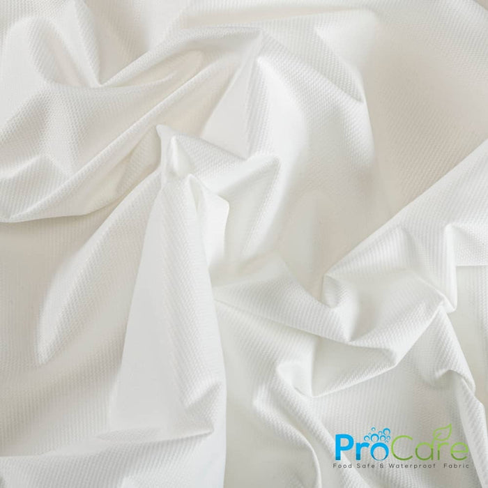 ProCare® Food Safe Waterproof Fabric (W-443) in White, ideal for Bibs. Durable and vibrant for crafting.