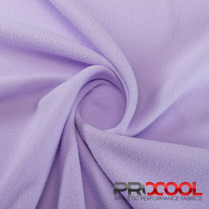 Meet our ProCool FoodSAFE® Medium Weight Soft Fleece Fabric (W-344), crafted with top-quality Medium Weight in Light Lavender for lasting comfort.