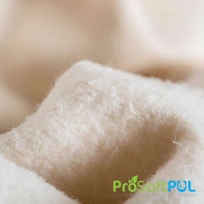 ProSoft® Stretch-FIT Organic Cotton Sherpa Fleece Waterproof ECO-PUL™ Fabric (W-532)-Wazoodle Fabrics-Wazoodle Fabrics