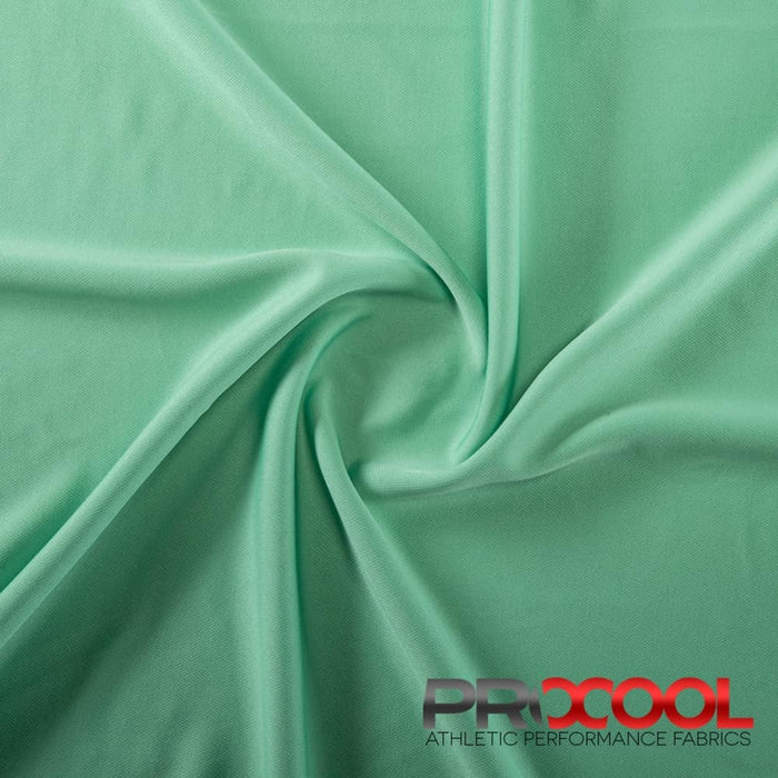 Choose sustainability with our ProCool® Dri-QWick™ Sports Pique Mesh Silver CoolMax Fabric (W-529), in Medical Green is designed for Medium-Heavy Weight