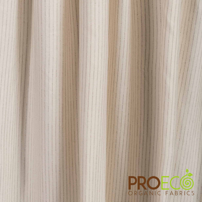 ProECO® Organic Cotton Interlock SmartSilver® Fabric Natural Used for Baby Swaddles